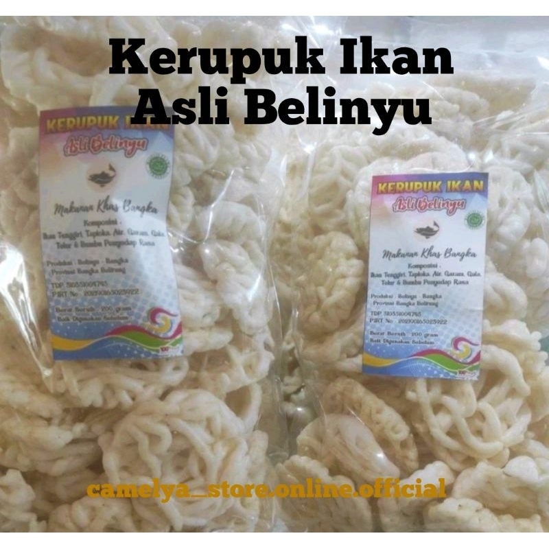 

Kerupuk Keriting Ikan Asli Belinyu 200gram Khas Bangka