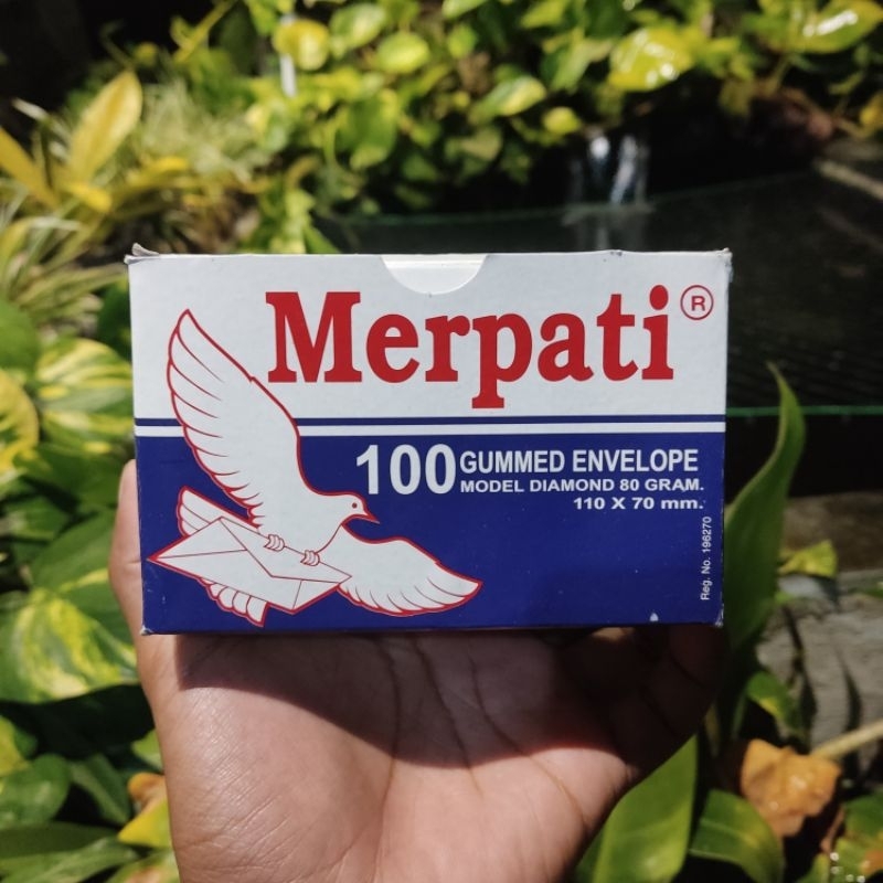 

Amplop Merpati 110 mm X 70 mm