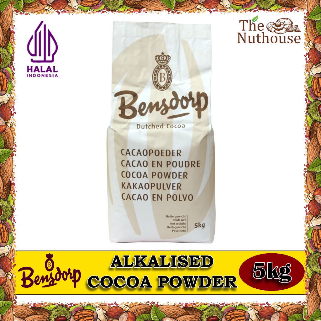 

5kg Bensdorp Alkalised Cocoa Powder 22/24% / Premium Pure Dutched Cocoa / Coklat Bubuk [Original Packaging]