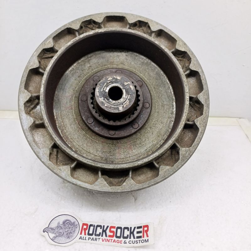 tromol bmw r25 tromol belakang bmw r25 original wheelhub bmw r25 bukan bsa ariel norton