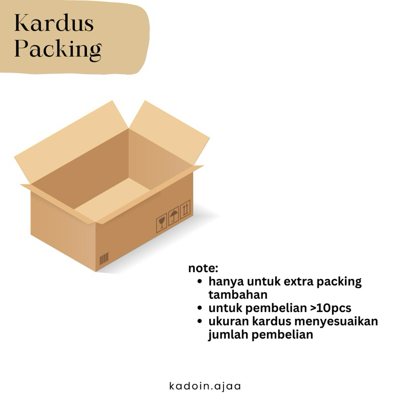 

EXTRA PACKING KARDUS