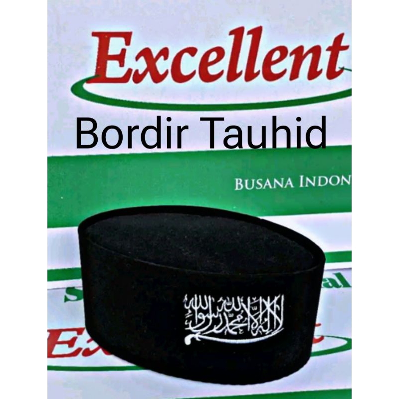 PECI SONGKOK LOGO BORDIR TAUHID