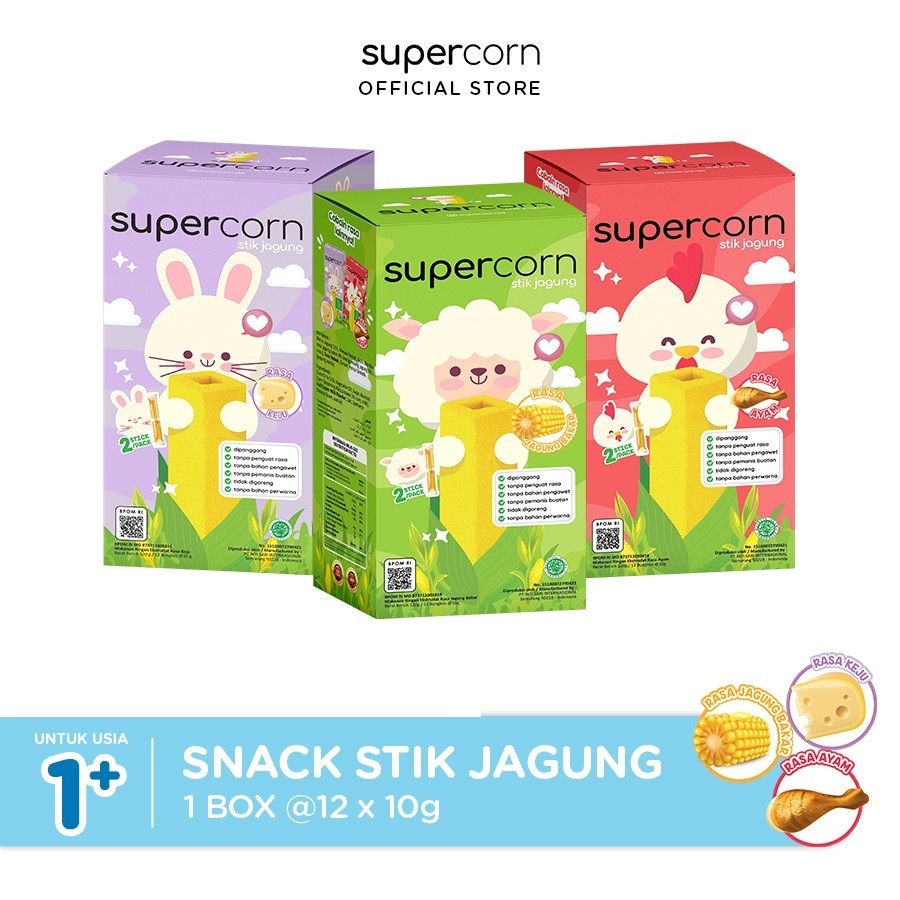 Supercorn Snack Stik Jagung 120 gr