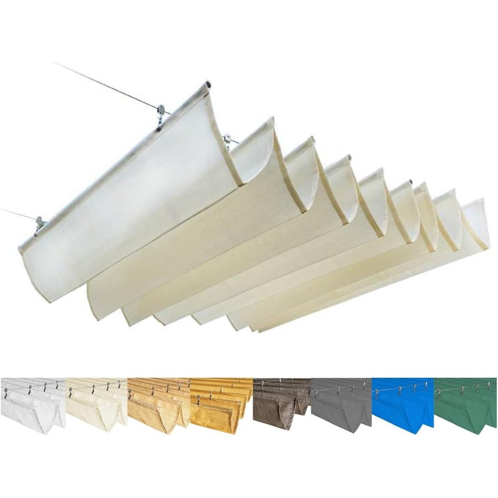 Kanopi awning sunshade gelombang terbaru ukuran custom bahan cordura | telescopic awning gelombang H