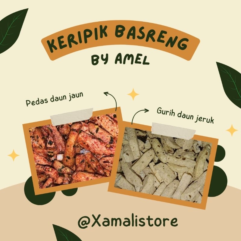 

[READY STOCK] KERIPIK LEZAT, KERIPIK KERING,KERIPIK BASRENG BY AMEL