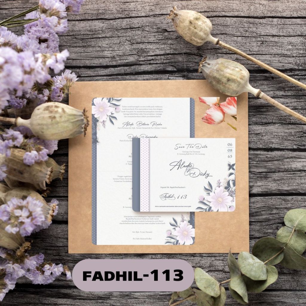 Undangan Pernikahan Murah | Fadhil 113