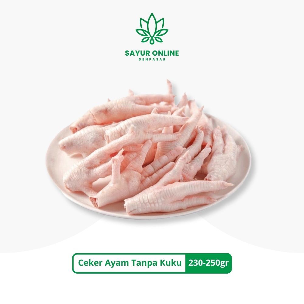 

Ceker Ayam Tanpa Kuku 230-250gr -Sayur Online Denpasar