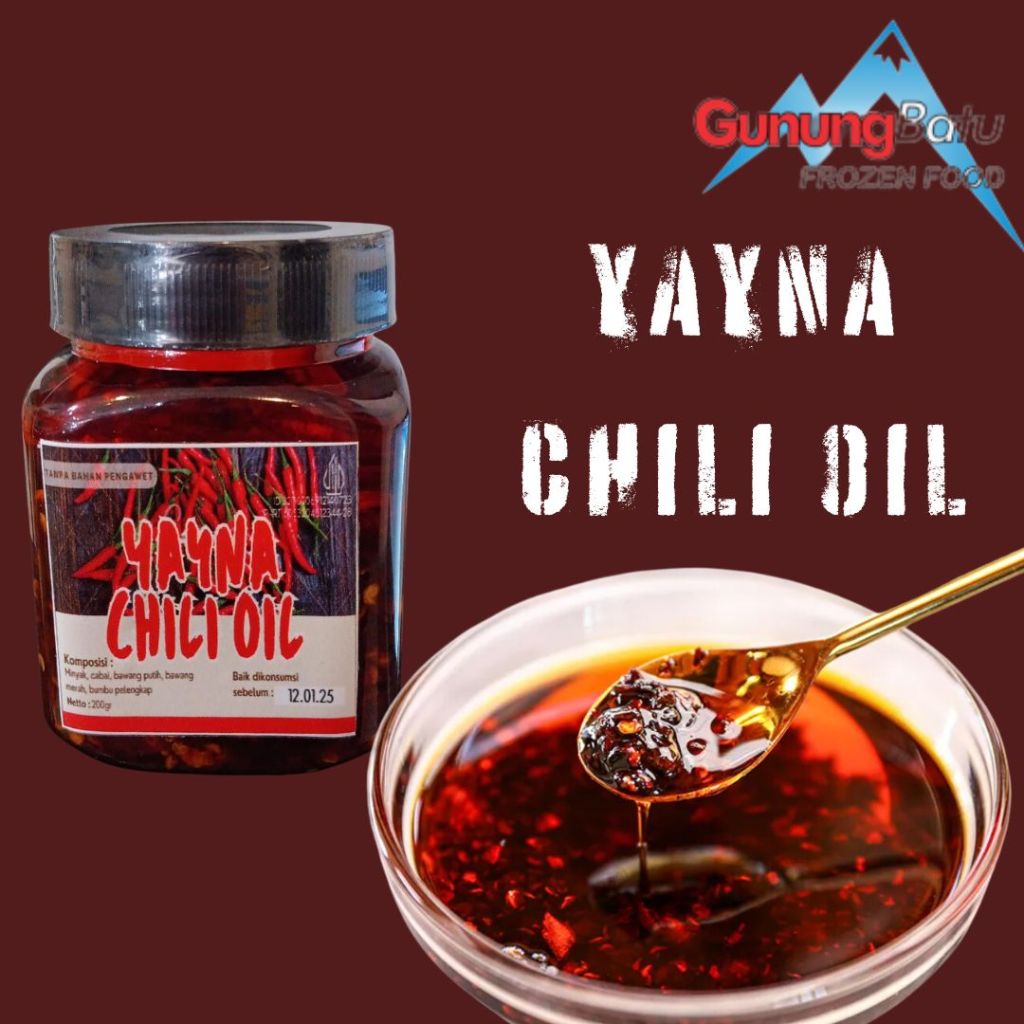 

RB22 CISONI CHILLI OIL/ MEDINA CHILLI OIL/ YAYNA CHILLI OIL