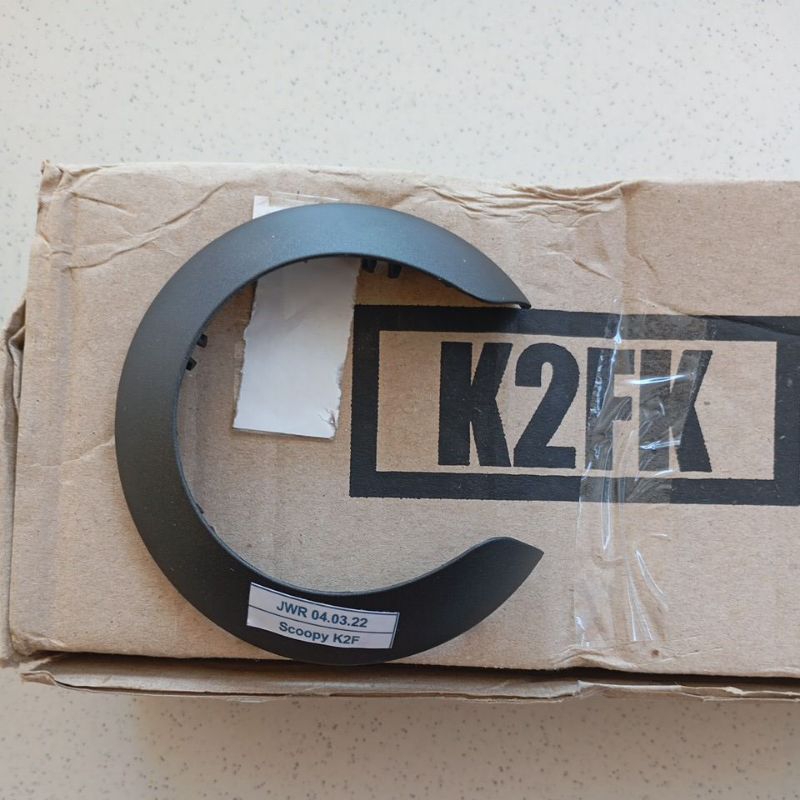 lis tutup spion scoopy warna hitam dof original AHM