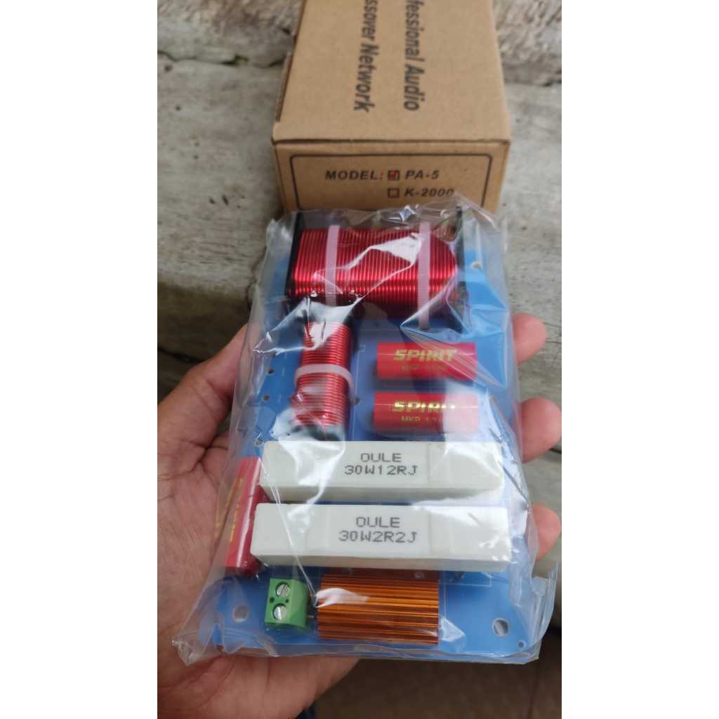 Crossover Pasif 2 Way PA-5 Oule low high krosover pasif 2 way bass trebble