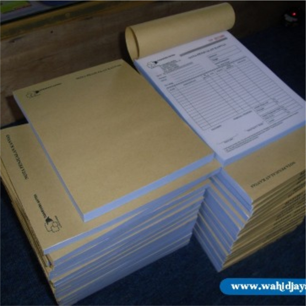 

Cetak Nota NCR 2ply Custom tinta 1 warna min 1rim