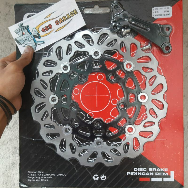 Discbrake Piringan Cakram Lebar 260mm New Vario 125&150 Baut 5 Model TDR