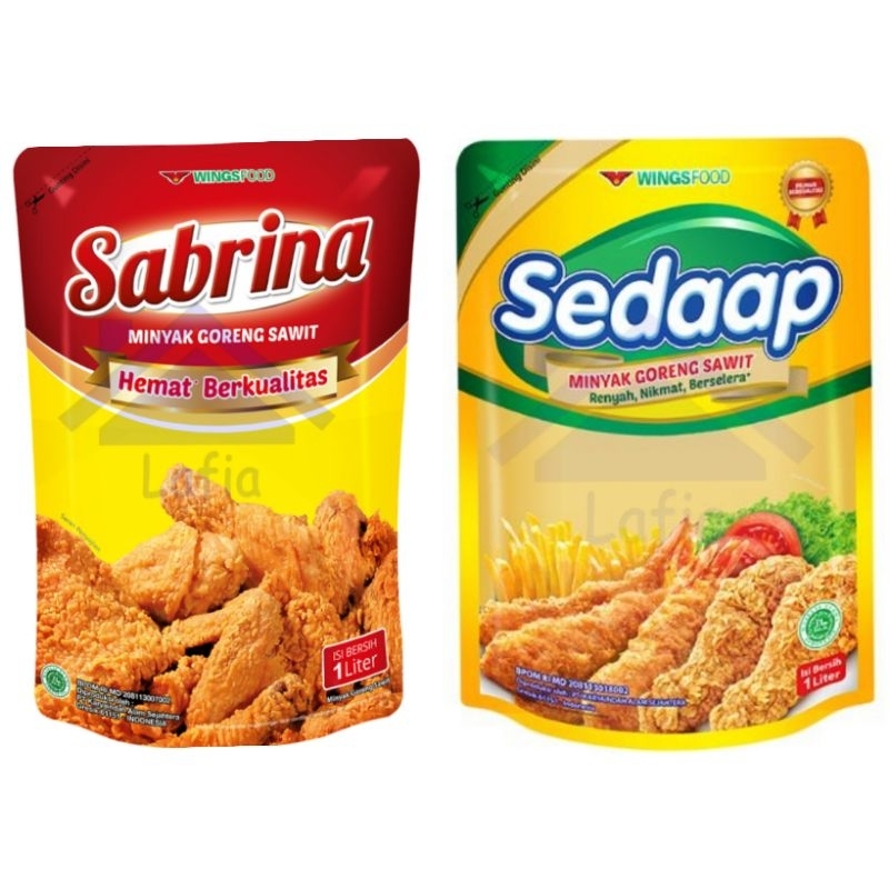 

minyak goreng 1 liter sedaap sabrina