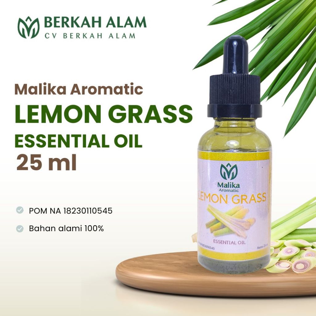 Essential Oil 25 Ml Lemon Grass / Essential Oil / Aromaterapi / Aromatherapy Oil / Oil Essential Aro