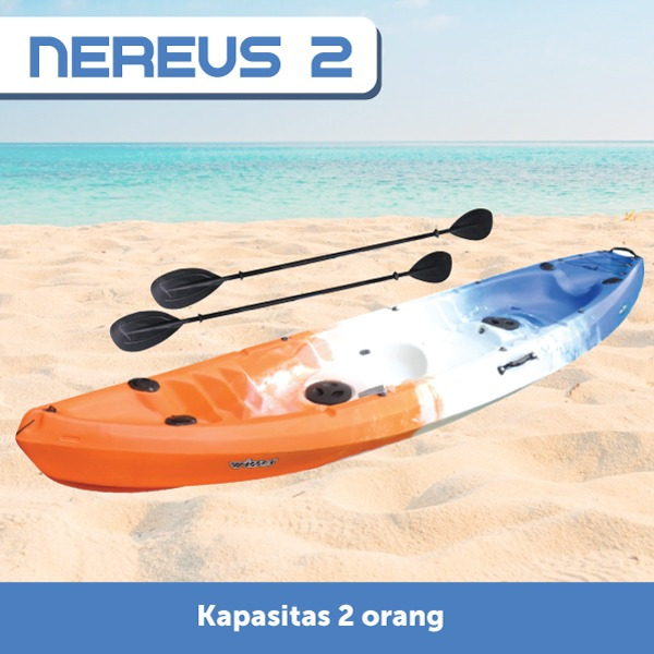 Kayak kap 2+1 orang - Kayak fishing / Kayak Mancing - NEREUS II