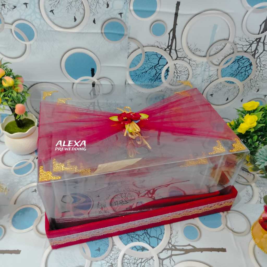 

Kotak Seserahan Pernikahan Set Lengkap Isi 4 Box Hantaran Parcel Mika
