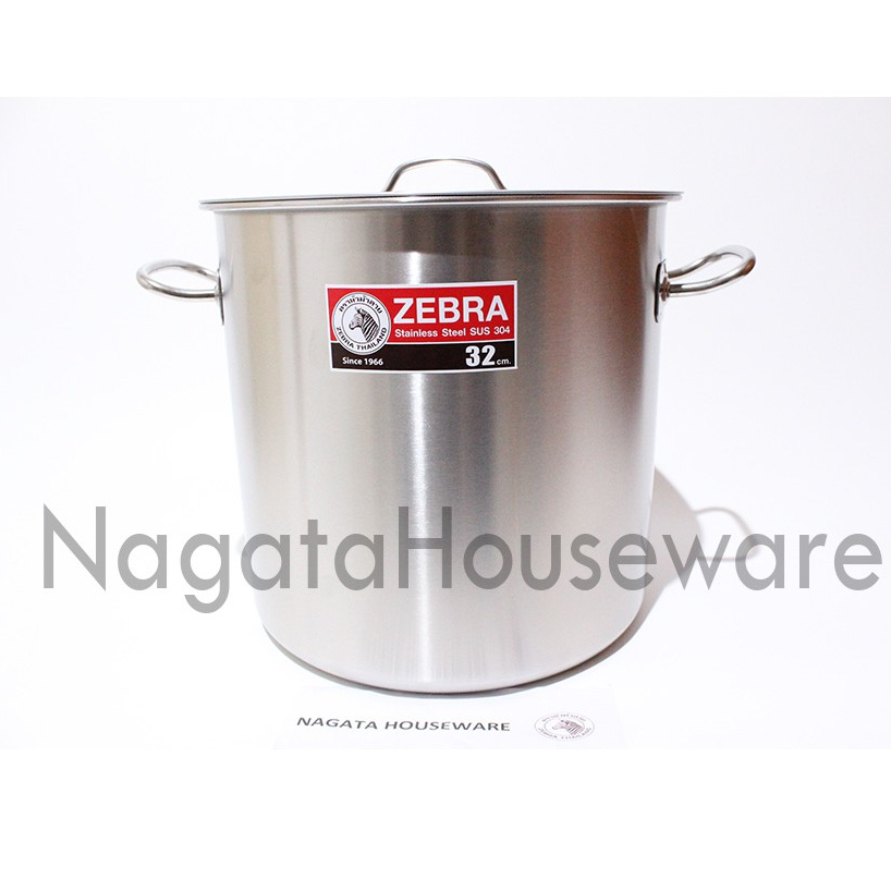 Panci Masak Besar Stainless / Panci Zebra Stenlis / Panci Stok Pot Stenles / Panci Masak Stenlis / S