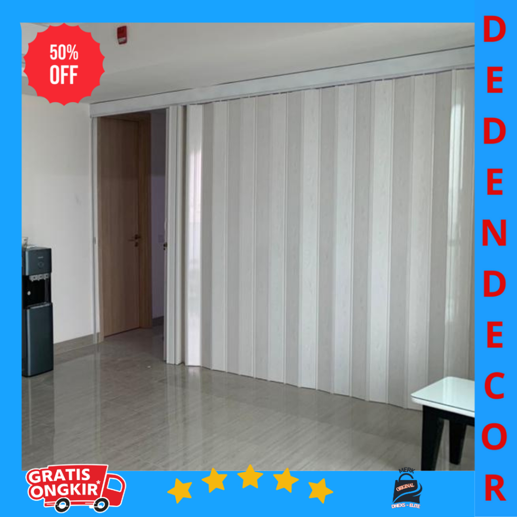 pintu folding door / folding door pintu lipat geser samping termurah