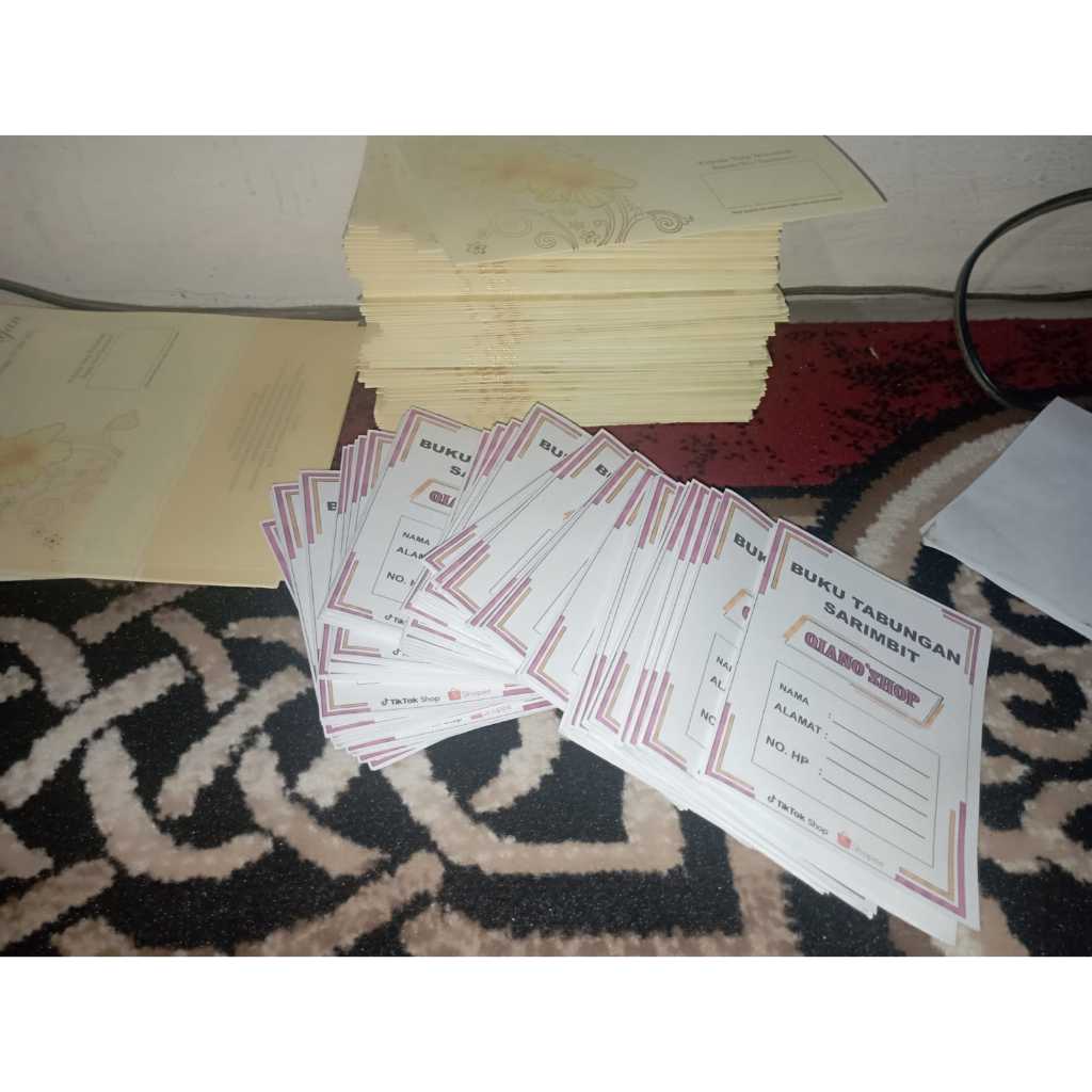 

Custom : Buku Tabungan, Buku Harian, dll