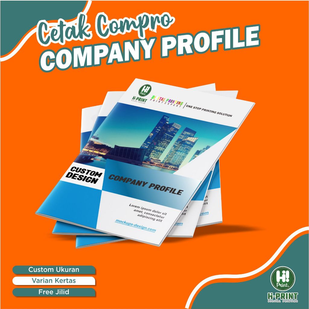 Cetak Company Profile,Buku,Majalah,Katalog Custom