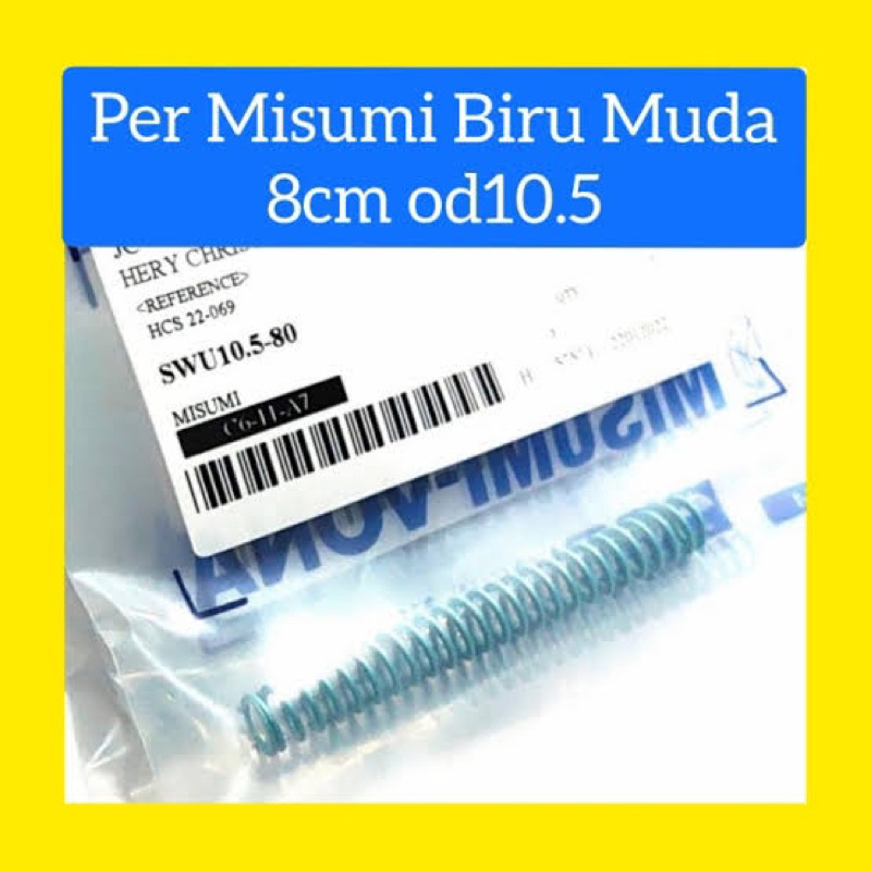 Per misumi biru muda 8cm od10,5 - mizumi biru muda 8cm od10.5mm