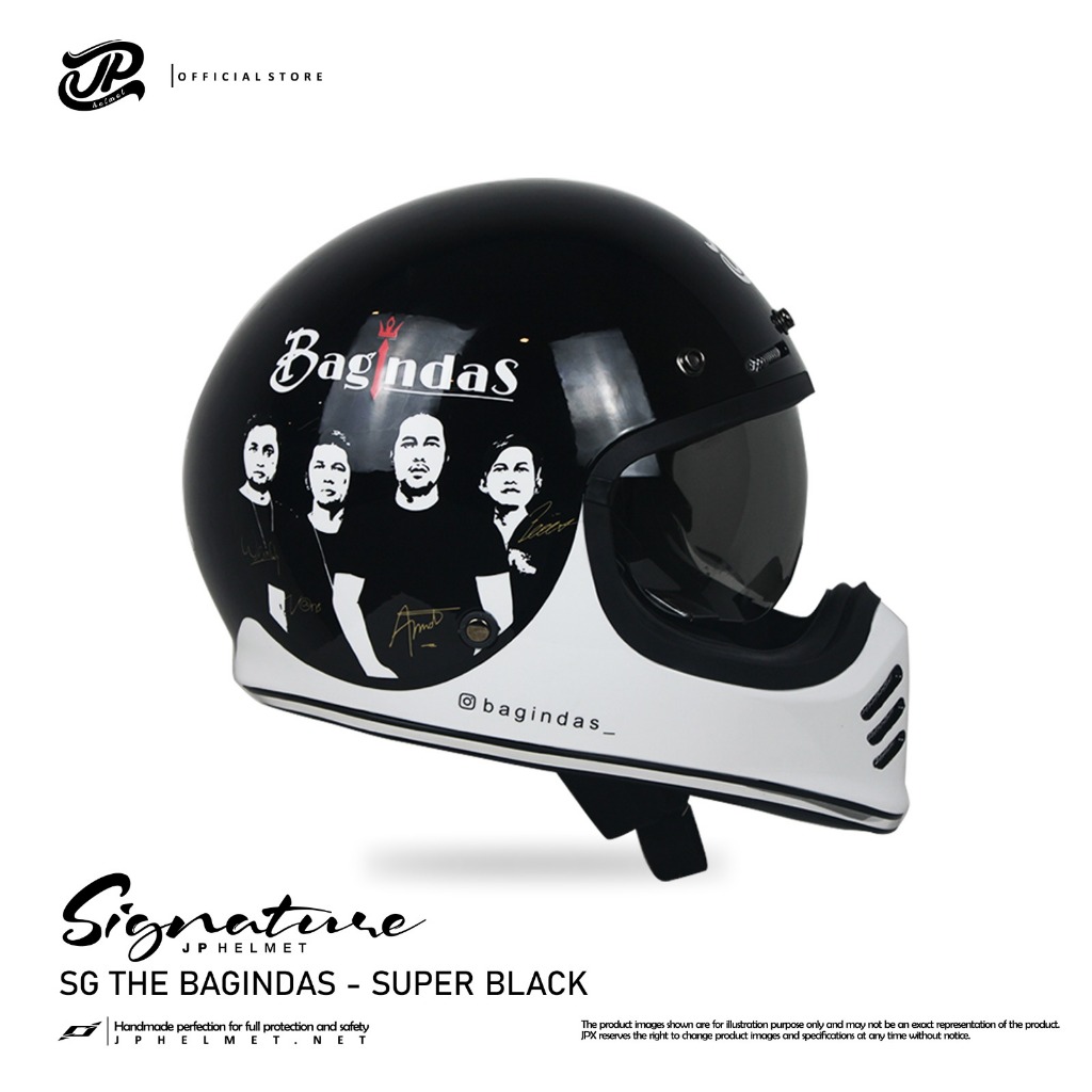 Special Promo Helm JP Retro Signature D'Bagindas