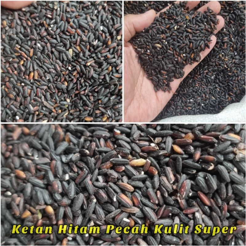 

Ketan Hitam Pecah Kulit Super 1 KG Beras Ketan PK - Bambu Wangi