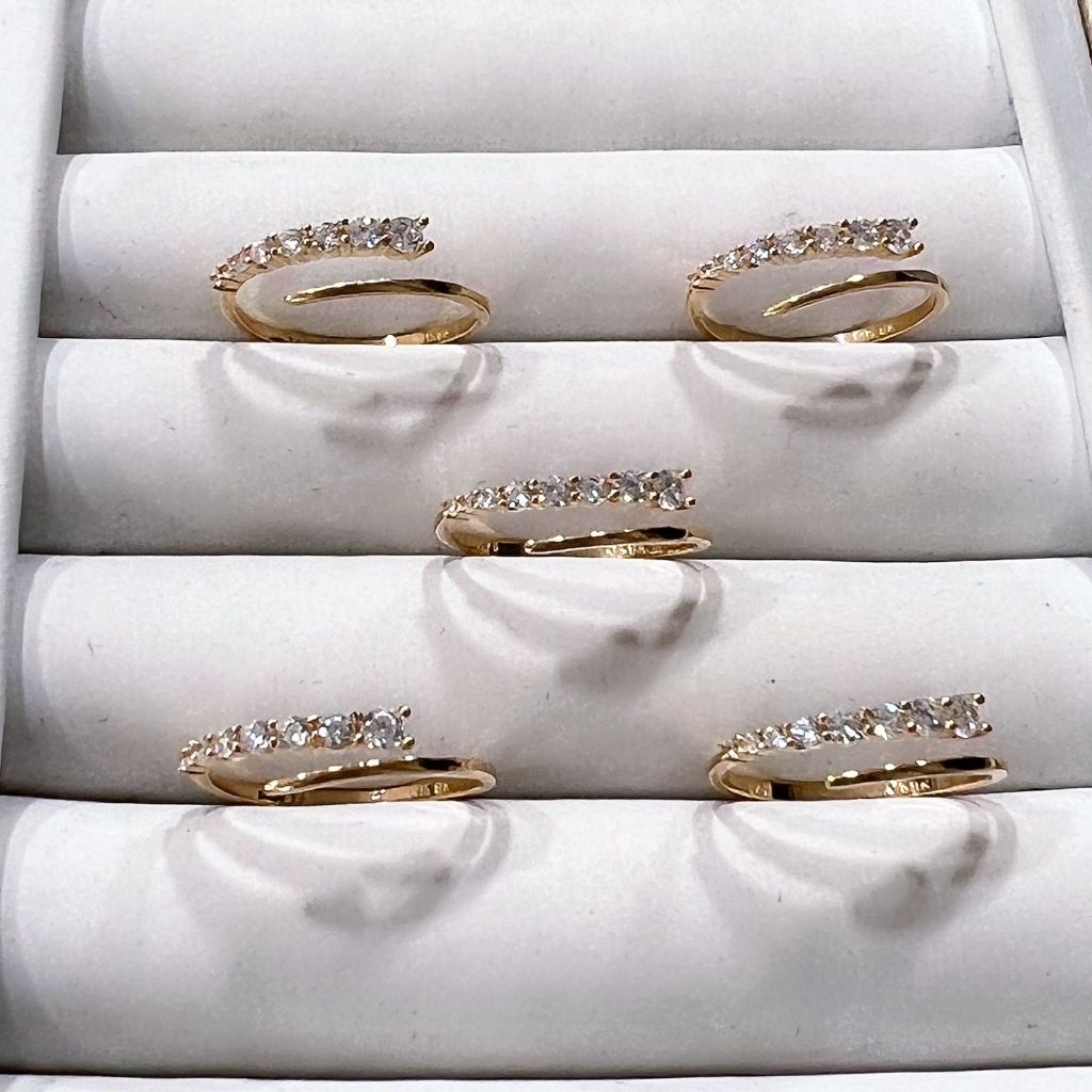 Cincin Emas Kadar 375 Model Variasi Berat 1 - 2 Gram an