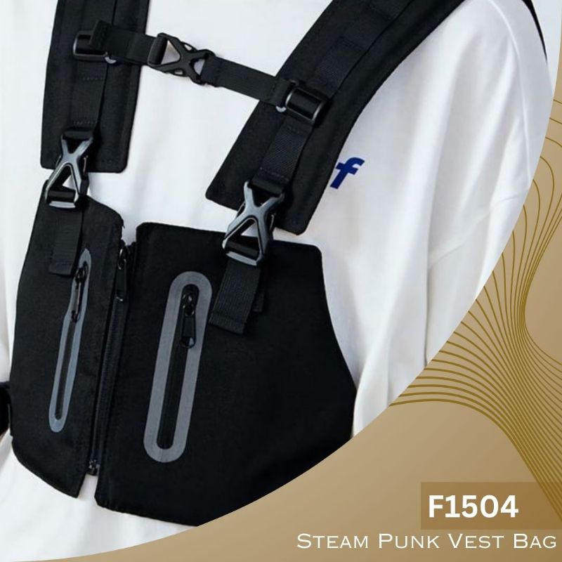 F1504 - Vest Bag Tas Rompi Street Fashion