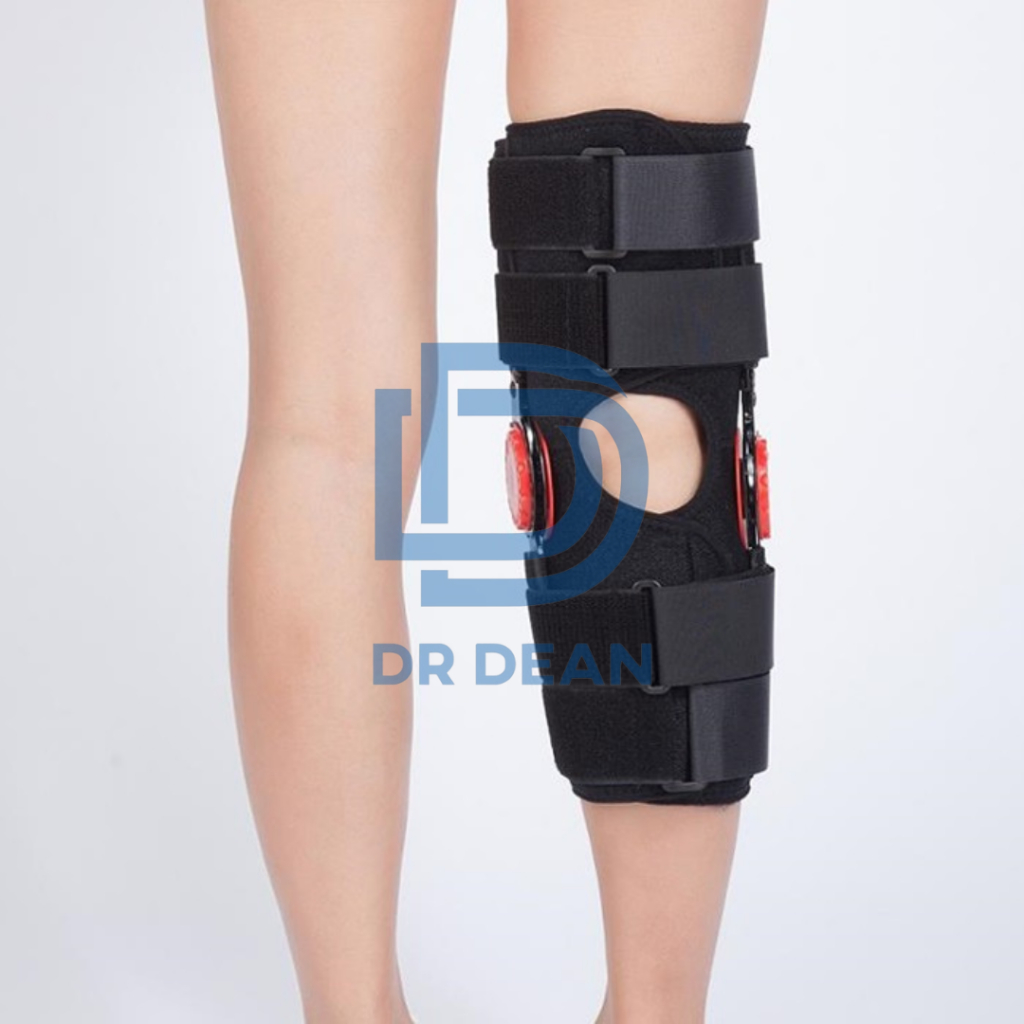 Hinged Knee Soft Brace With ROM Deker Penyangga Lutut Osteoarthritis Knee Support