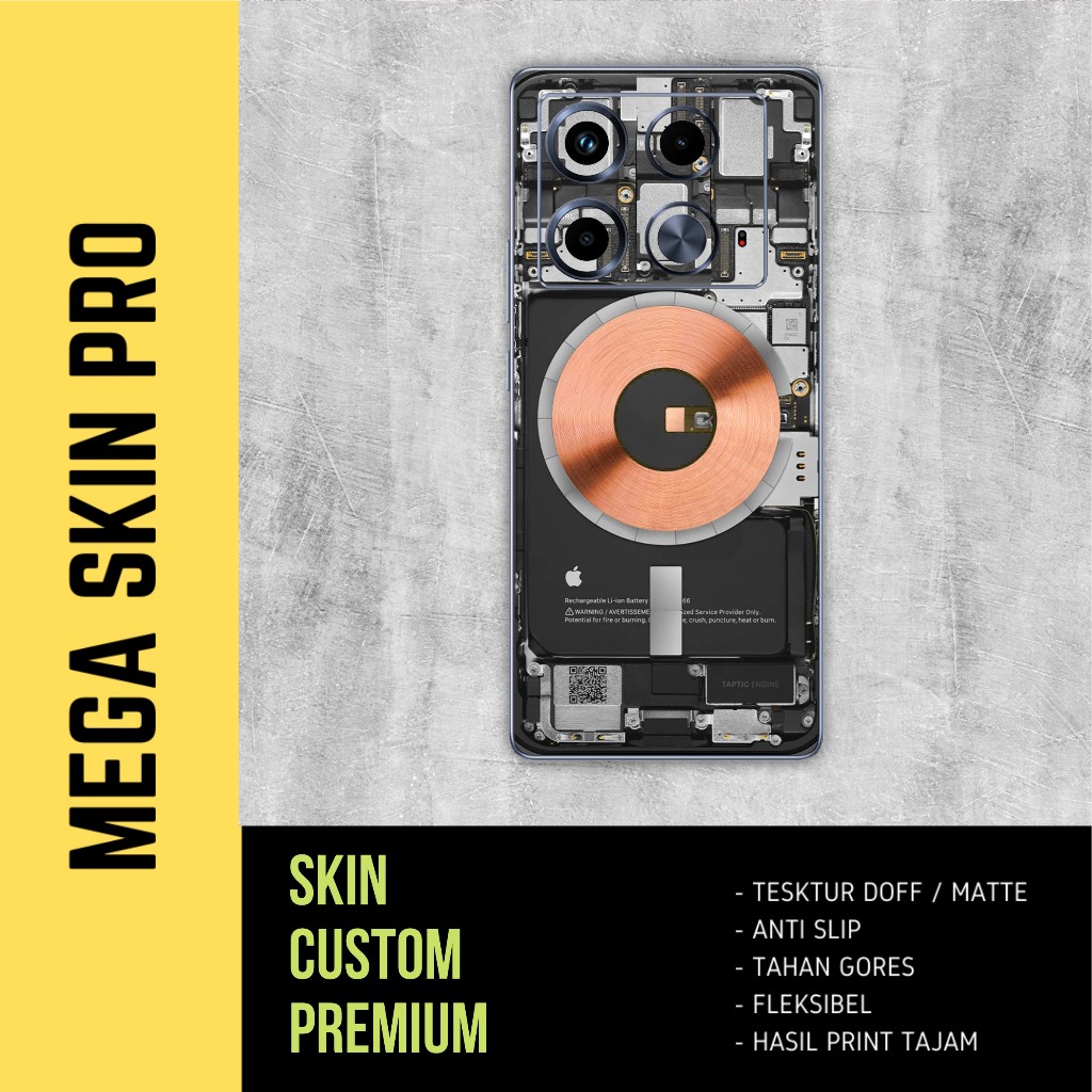 Skin Protector Infinix Note 40 full body - isi 2 buah - mesin teardown