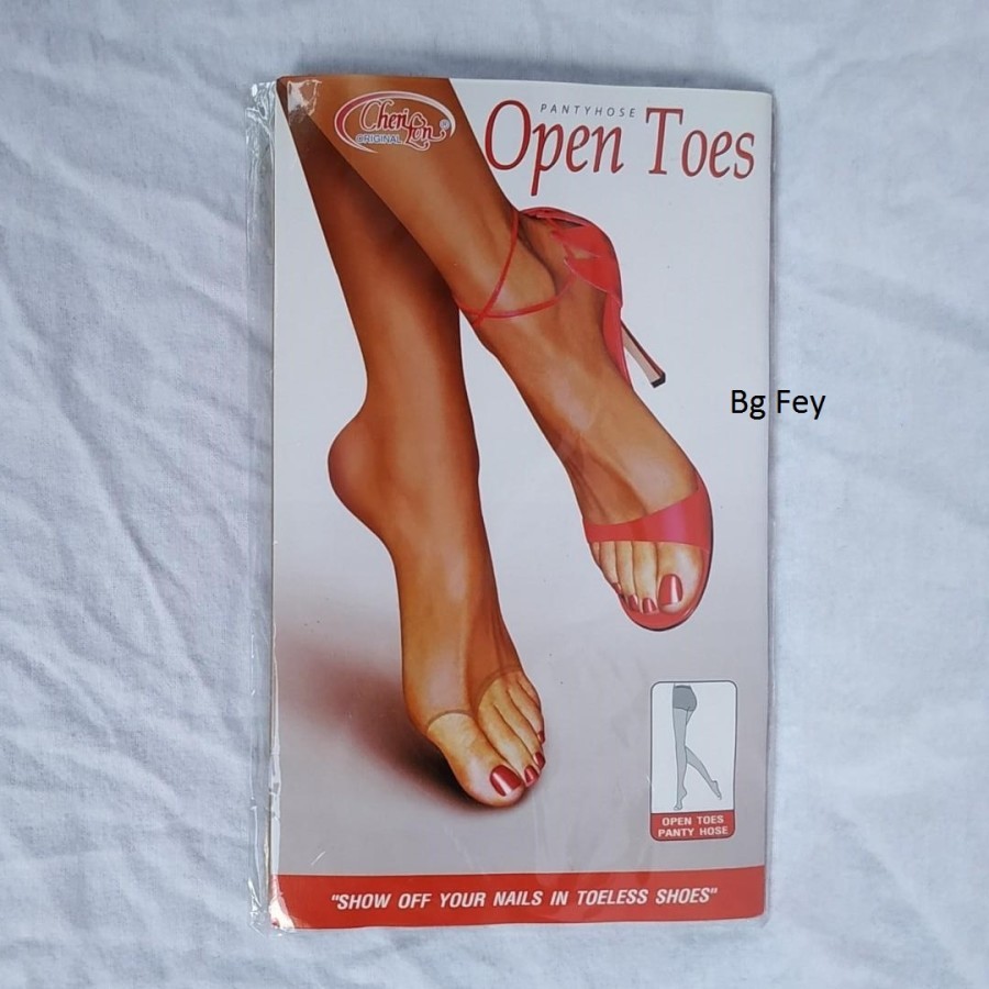 Cheri Lon Pantyhose Open Toes