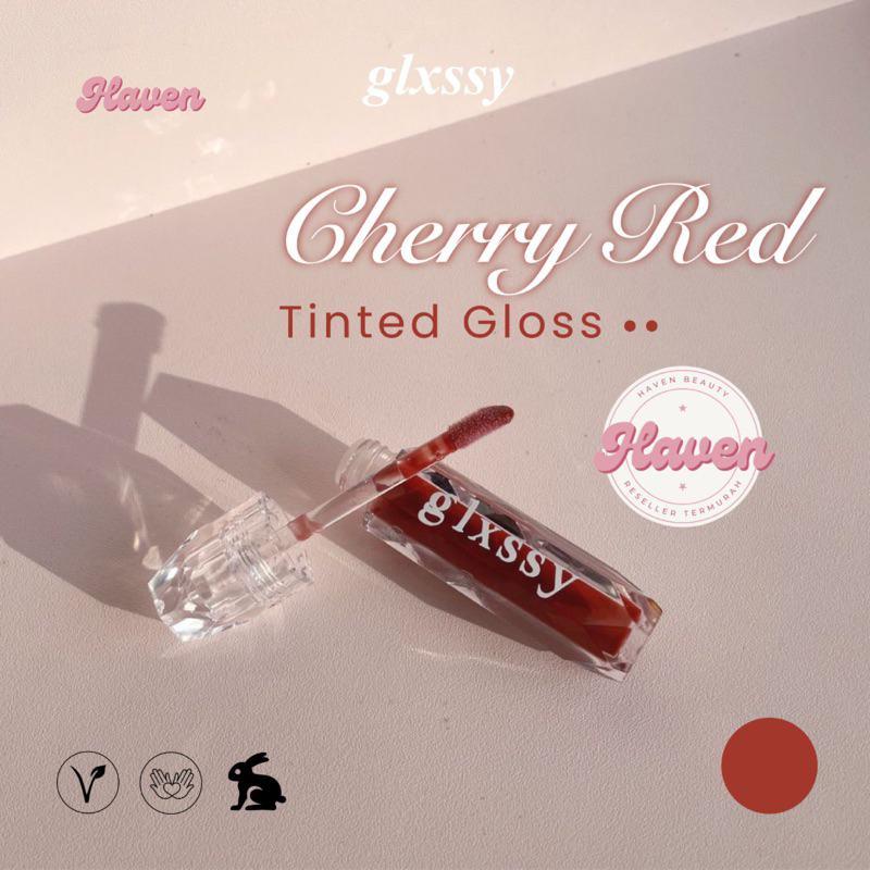 Cherry Red Tinted Lip Gloss Glxssy Barang Discontinued
