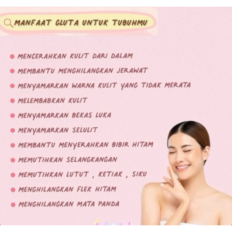 GLUTA SUPLEMEN VITAMIN PEMUTIH KULIT