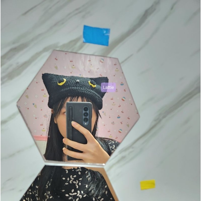 HANDMADE CAT RIB BEANIE HAT/CAT BEANIE/TOPI KUPLUK CUTE/VIRAL/FASHION KOREA/KAWAI STYLE/SANRIO/CROCH