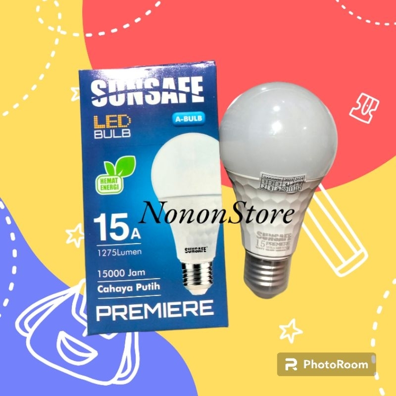 lampu LED sunsafe premier 15watt