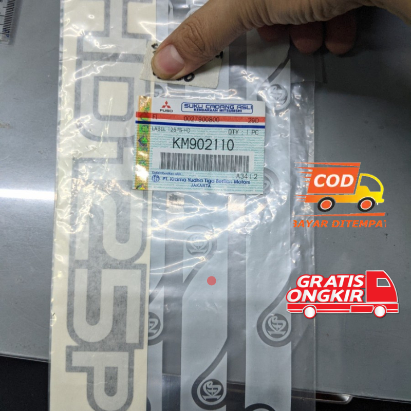 stiker hd125 ps hd 125 ps untuk canter