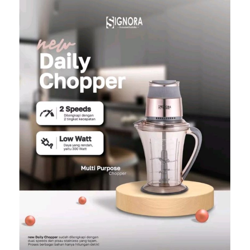 New Daily Chopper Signora / Signora Blender Chopper Berhadiah Langsung