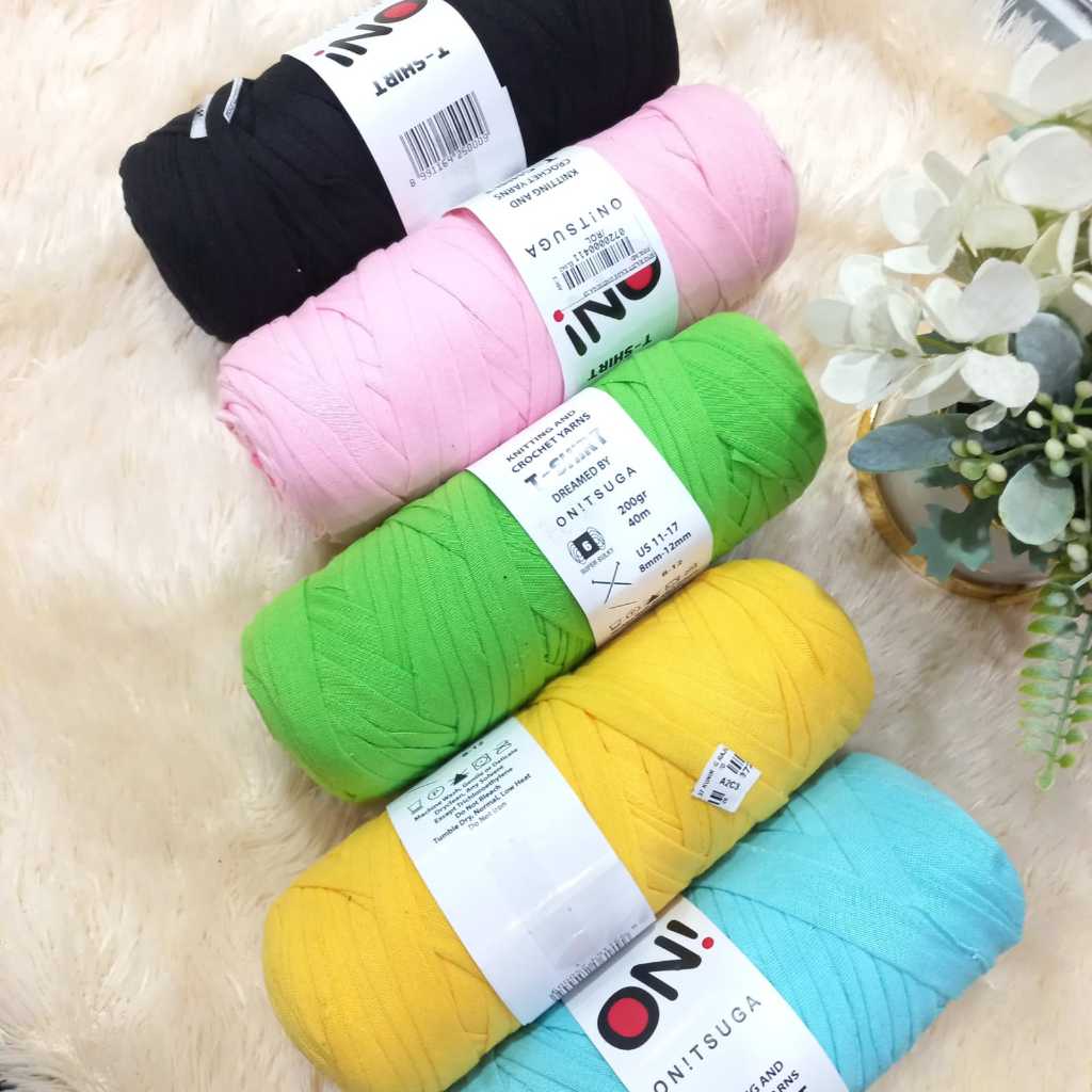 Benang Rajut Kaos| Benang Rajut kaos| Bahan Rajut | Benang Rajut Onitsuga| Benang Rajut Katun | Baha