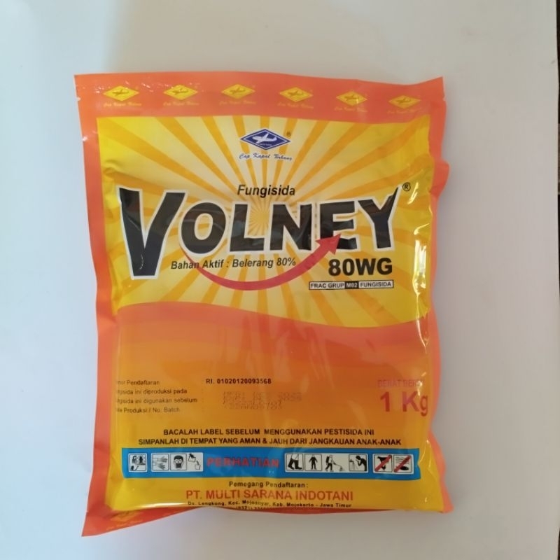 Fungisida Volney 80WG Bahan Aktif Belerang 80% 1kg Cap Kapal Terbang