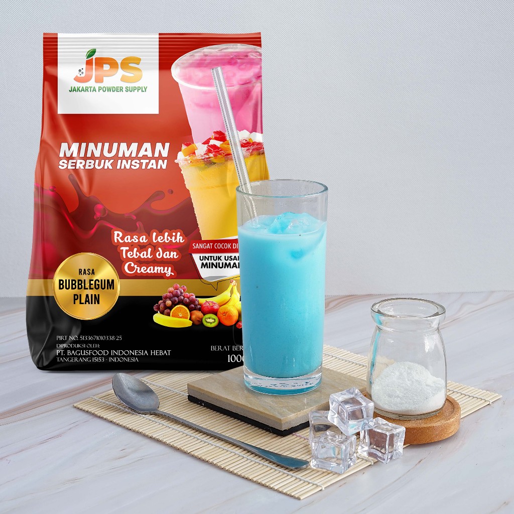 

bubuk minuman bubble gum plain