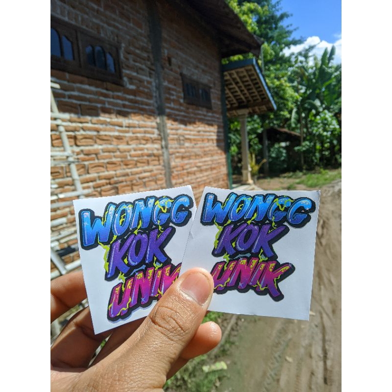 

STIKER CUTTING WONG KO UNIK ORIGINAL