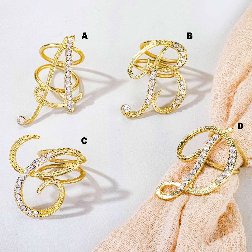 Bros / Ring / Scraft Huruf Jumbo Latin / Hijab / Syal / Muslim / Kerudung