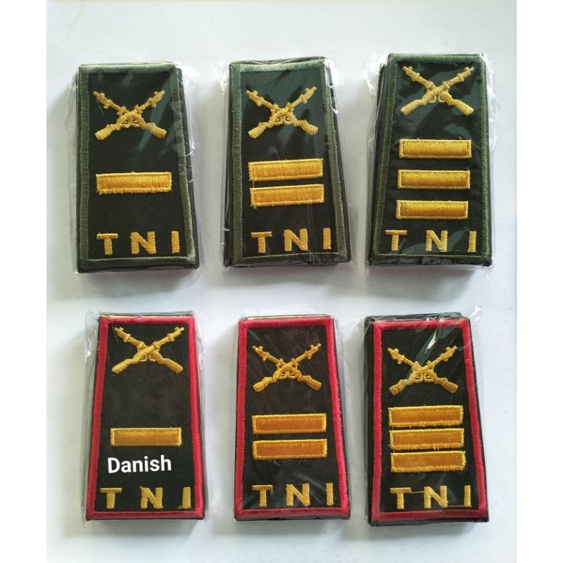 PANGKAT PDH LETDA LETTU KAPTEN INFANTRI TNI AD, PANGKAT PAMA TNI AD