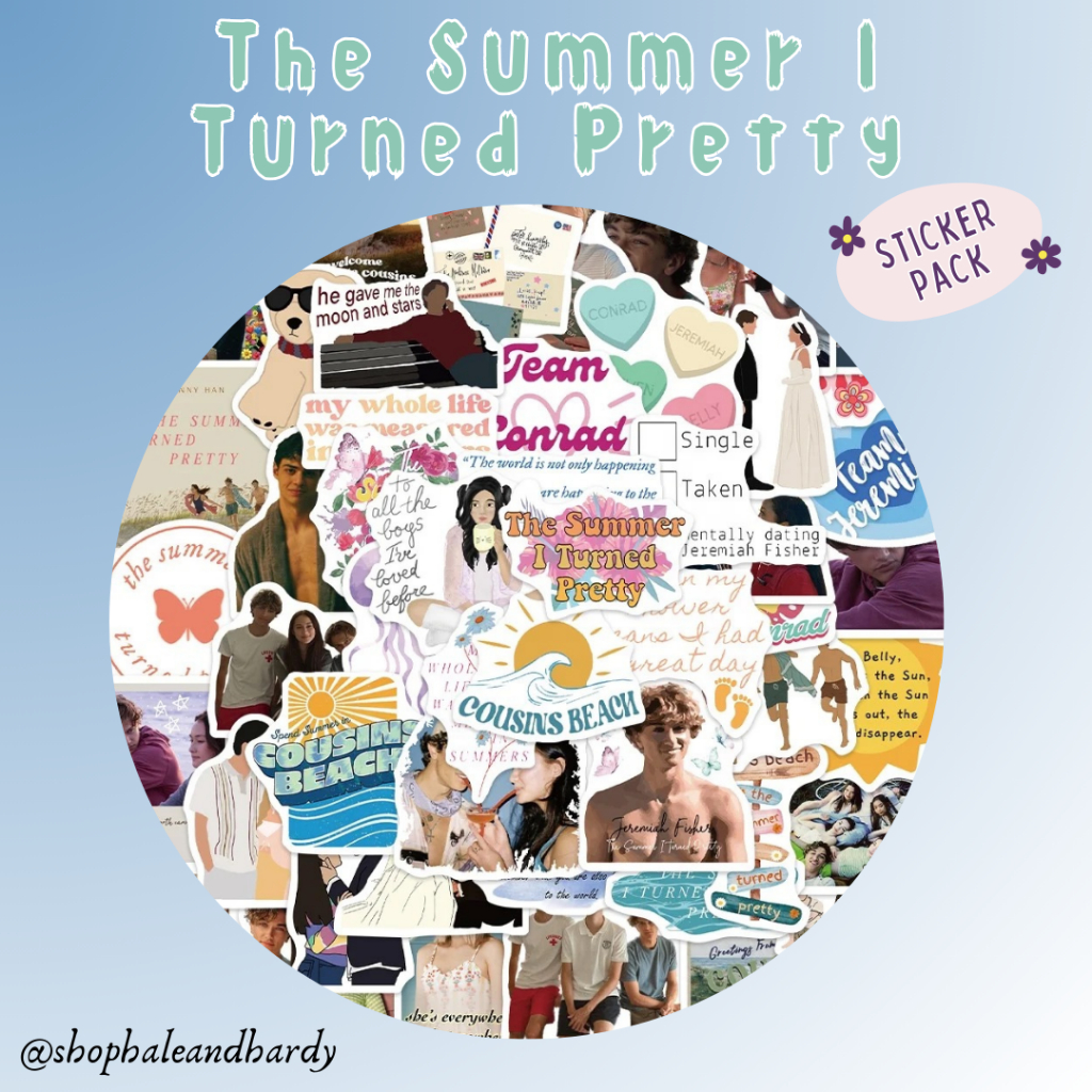 

The Summer I Turned Pretty Sticker Pack | Stiker To All The Boys I’ve Loved Before by Jenny Han | TSITP TATBILB