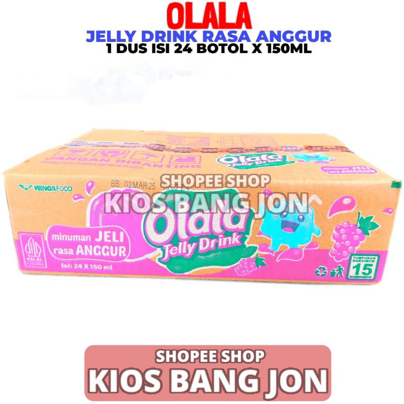 

Olala Jelly Drink Rasa Anggur 1 Dus Isi 24 Botol 150ML