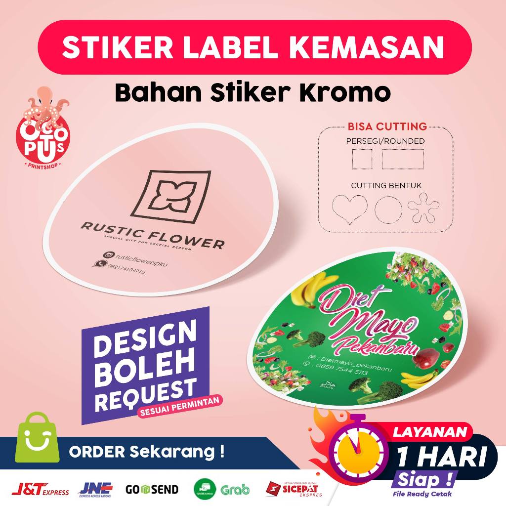 

STIKER KUE KERING, STIKER LABEL TOPLES DAN MAKANAN