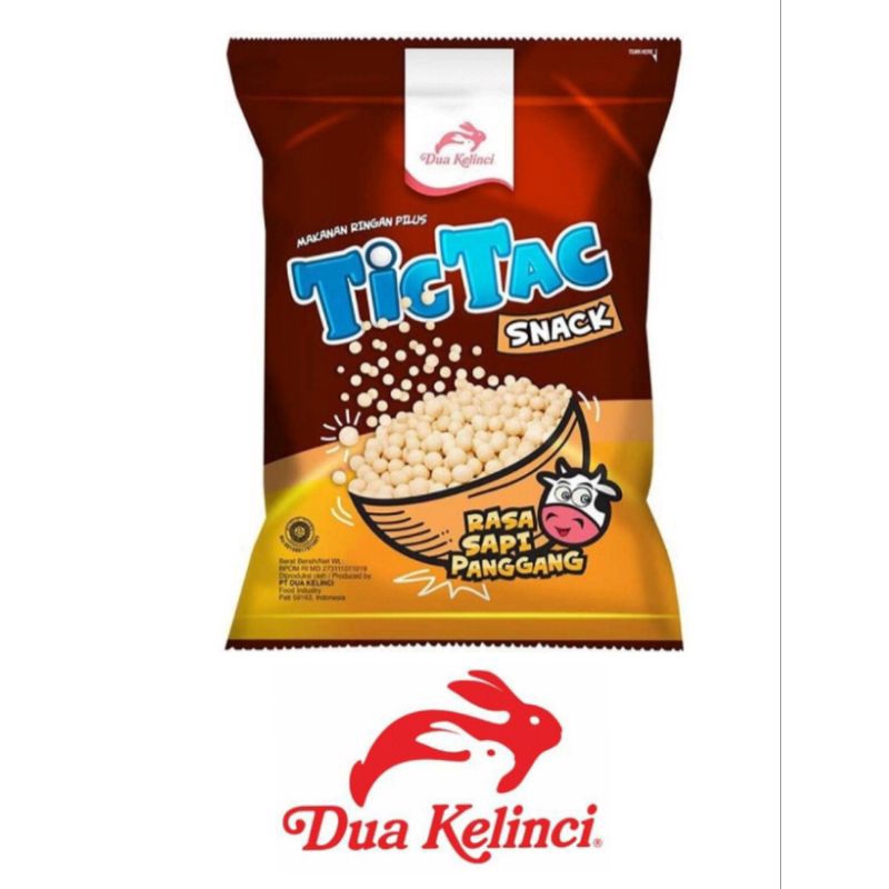 

Dua Kelinci Tic Tac Snack Pilus Sapi Panggang 80g