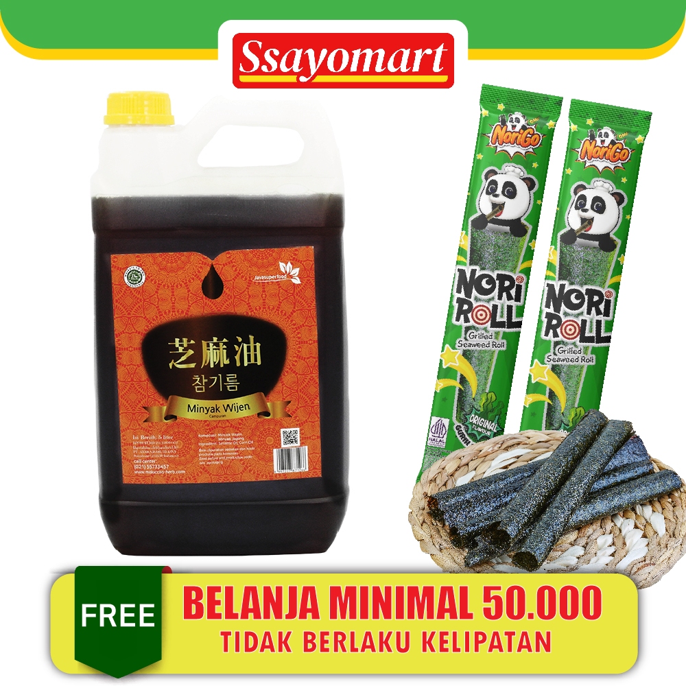 

MINYAK WIJEN JAVA SUPER FOOD 5 LT / SESAME OIL JAPAN