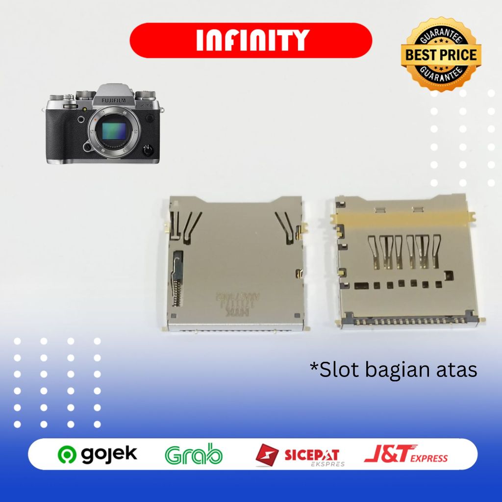 Slot SD Memory Card Fuji FujiFilm XT2 XT3 X-T2 X-T3